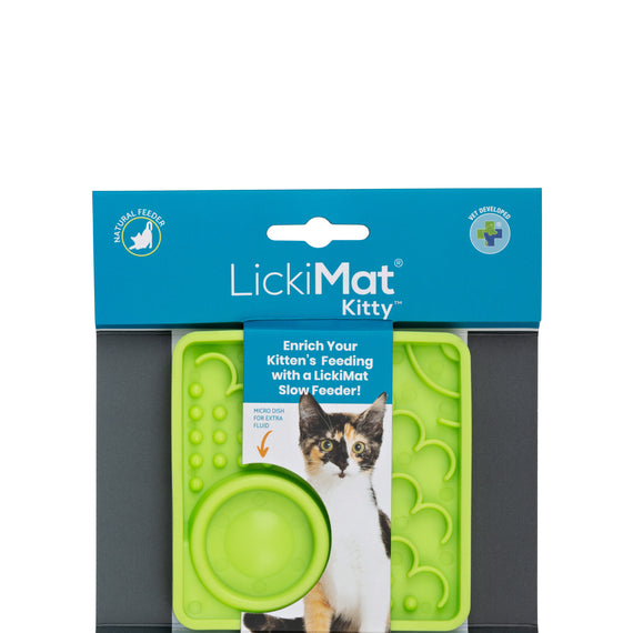 LickiMat Classic Kitty - Green