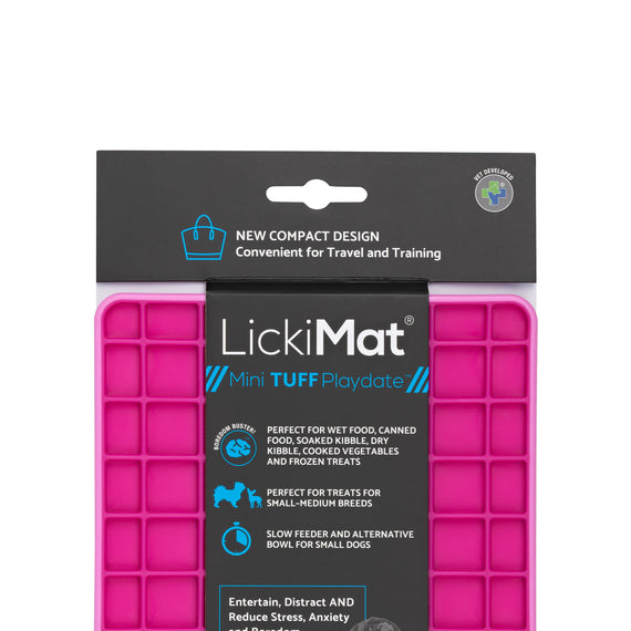 LickiMat Mini Playdate Tuff - Pink