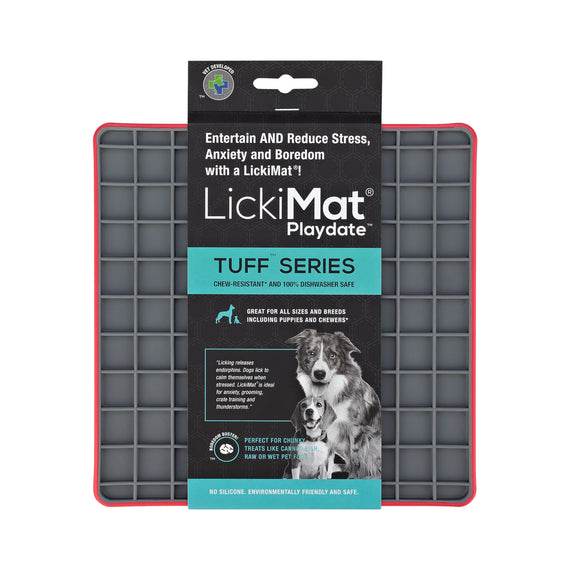 LickiMat Tuff Playdate - Red