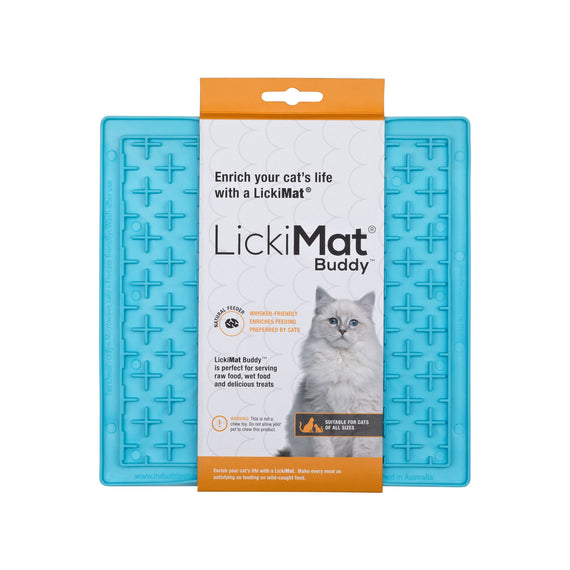 LickiMat Classic Buddy Cat - Turquoise